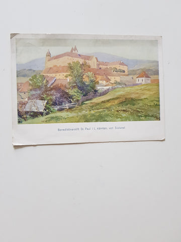 AK Benediktinerstift St. Paul im Lavanttal. Von Südwest.