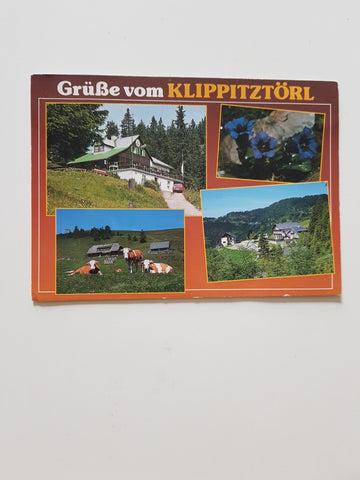 AK Grüße vom Klippitztörl.