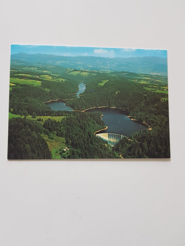 AK Edelschrott. Blick auf Hirzmann-Stausee und Umgebung.