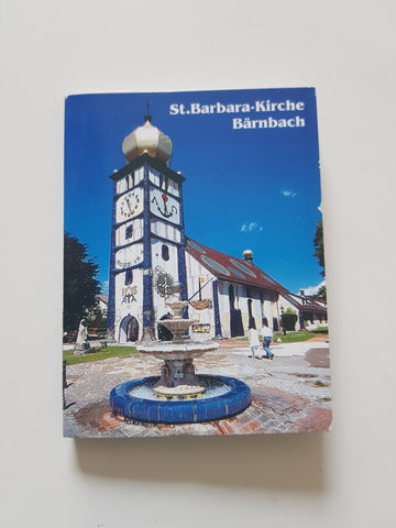 AK Leporello Bärnbach. St. Barbara-Kirche.