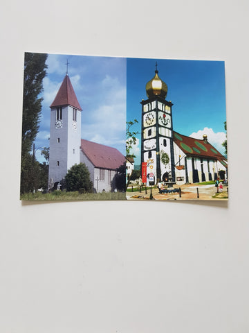 AK Bärnbach. Pfarrkirche St. Barbara.