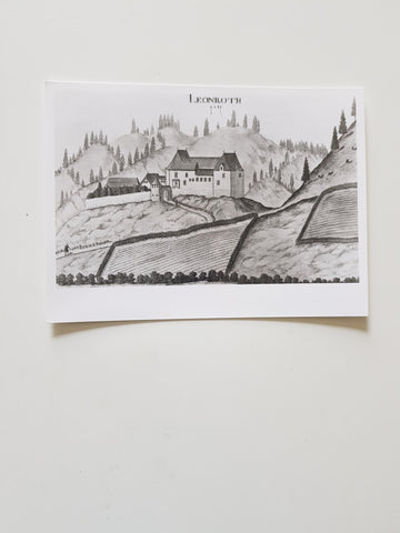 Burgruine Alt-Leonroth. St. Martin am Wöllmißberg.