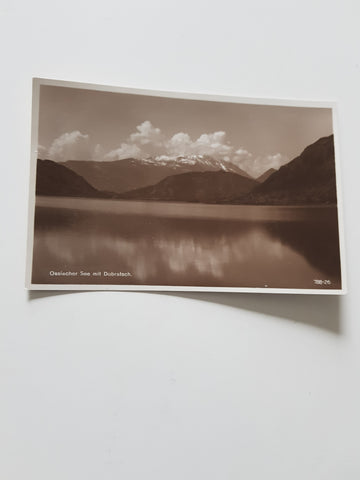 AK Ossiacher See mit Dobratsch. (1929-30)