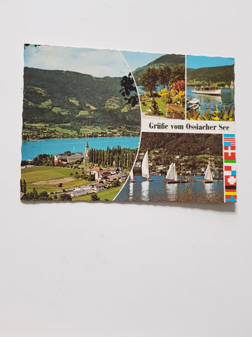 AK Grüße vom Ossiacher See.
