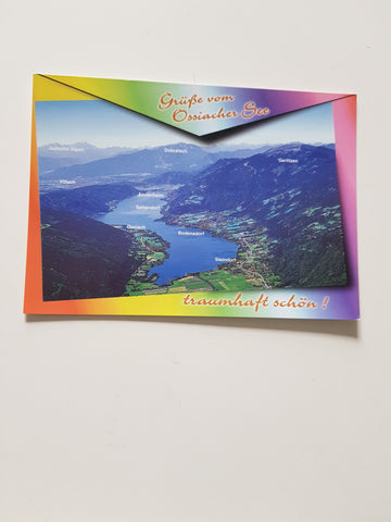 AK Grüße vom Ossiacher See.