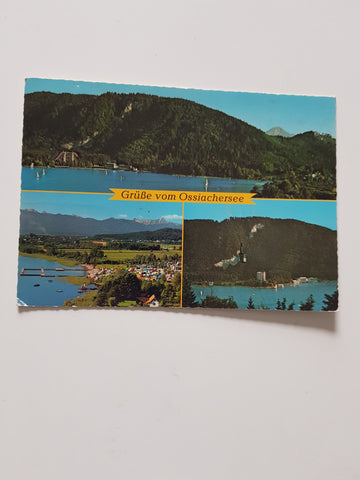 AK Grüße vom Ossiacher See.