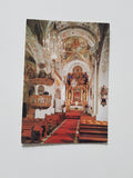 AK Stiftskirche Ossiach. Kirchenschiff mit Hochaltar und Kanzel.