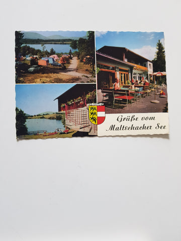 AK Grüße vom Maltschacher See.