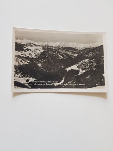 AK Turracherhöhe Blick geg. die niederen Tauern. (1929)
