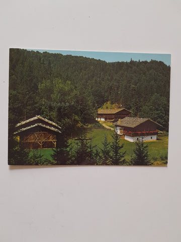 AK Österreichisches Freilichtmuseum Stübing bei Graz. Tiroler Baugruppe mit Wegleithof aus St. Walburg im Ultental, Südtirol und Hanslerhof aus Alpbach in Tirol.