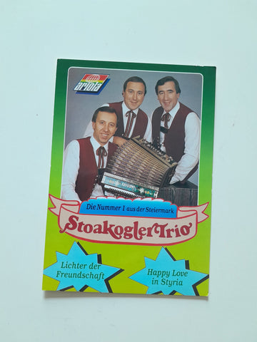 Autogrammkarte Stoakogler Trio.