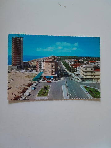 AK Lido di Jesolo. Piazza Milano - Hotel Caravelle.