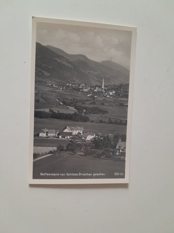 AK Rottenmann von Schloss Strechau gesehen. (1950-51)
