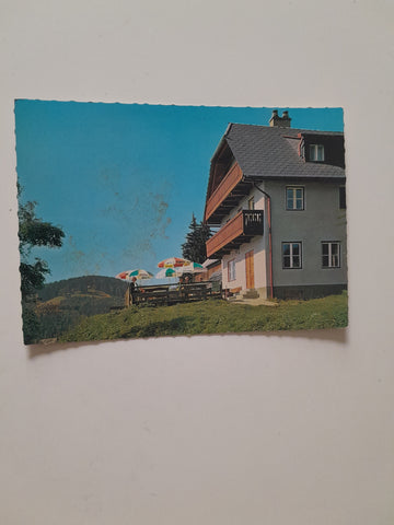 AK Alpl 8. Gasthof zum Schlagobersbauern. Alfred Leitner.