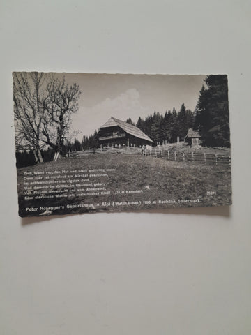 AK Peter Rosegger's Geburtshaus in Alpl. (1958)