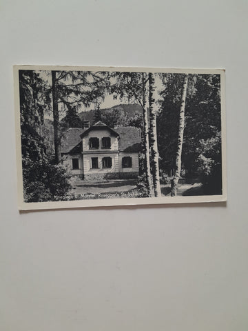 AK Krieglach. Rosegger's Sterbehaus. (1953)