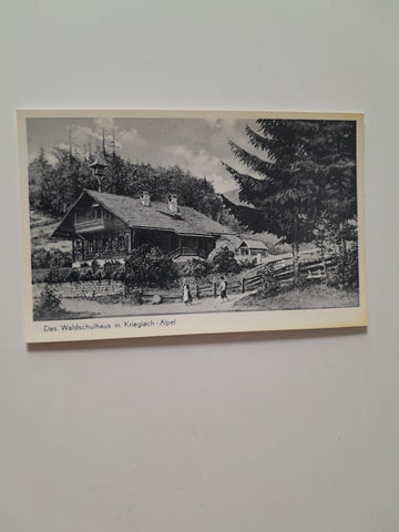 AK Das Waldschulhaus in Krieglach Alpl.