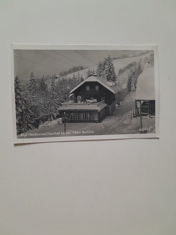 AK Alpl (Waldheimat) Gasthof Leitner. (1933-34)