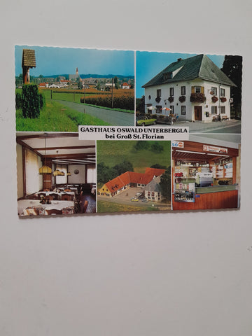 AK Gasthaus Oswald Unterbergla. bei Groß St. Florian.