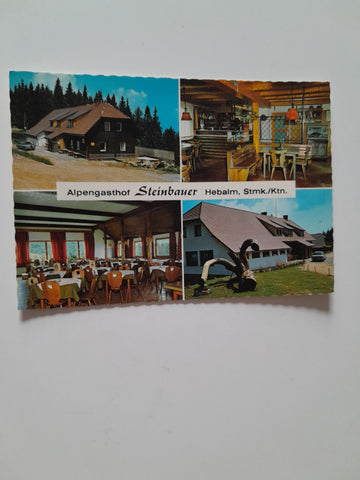 AK Hebalm. Alpengasthof Steinbauer. Pack 68.