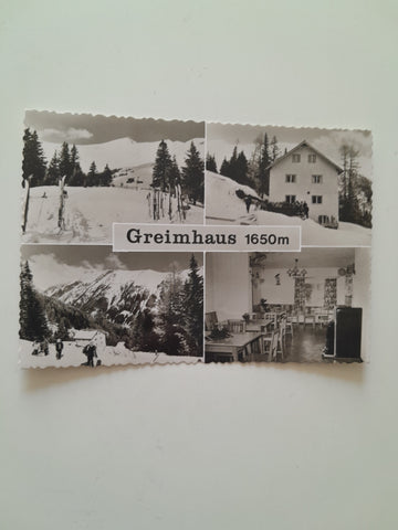AK Oberwölz. Gasthaus Greimhaus. Inh. Johann Kaiser Forstboden 12.