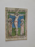 AK Kreuzigungsgruppe. Seckauer Buchmalerei 1150. Abtei Seckau.