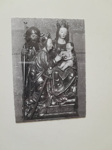AK Benediktiner-Abtei Seckau. Vermählung der hl. Katharina. Hochrelief um 1520.