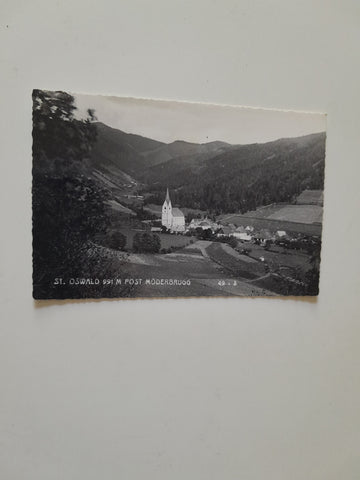AK St. Oswald. Post Möderbrugg.