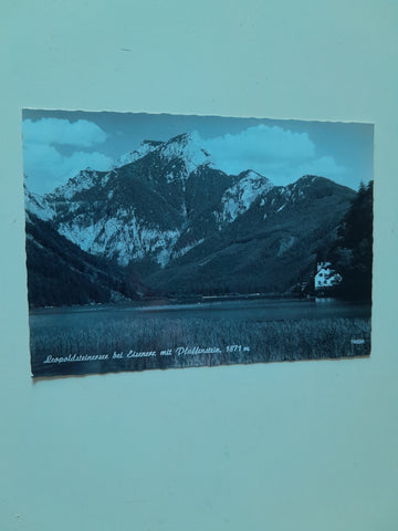 AK Leopoldsteinersee bei Eisenerz mit Pfaffenstein. (1963)