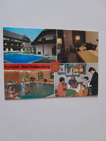 AK Bad Radkersburg. Kurhotel. Familie Jauschowetz.