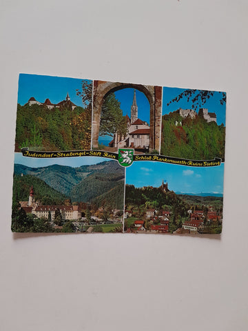 AK Judendorf-Straßengel. Stift Rein. Schloß Plankenwarth. Ruine Gösting.