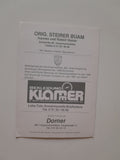 Autogrammkarte Orig. Steirer Buam. Hannes und Robert Steirer. Dorfstraße 66 Hausmannstätten. (signiert)