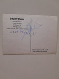Autogrammkarte Schöckl-Buam. Franz Jantscher, Hofstätten 46, Kumberg. (signiert)