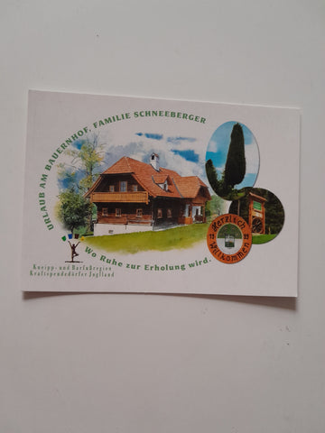AK Strallegg 62. Urlaub am Bauernhof, Familie Schneeberger vlg. Krauser.