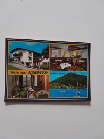 AK Unterburg am Klopeiner See. Gästehaus Kärnten. Siegfried Peteln Georgiberg-Straße 22.