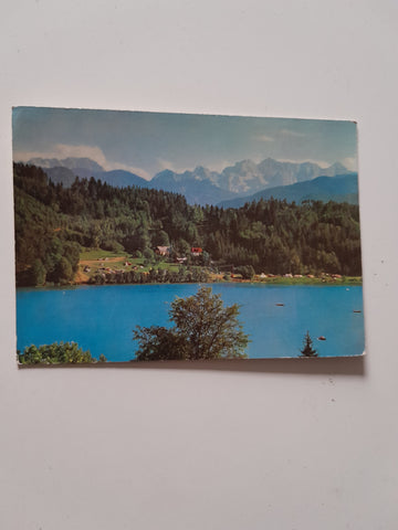 AK Klopeinersee mit Steineralpen.