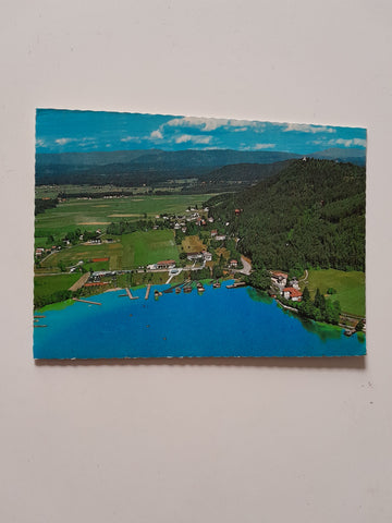 AK Unterburg am Klopeinersee mit Georgiberg.