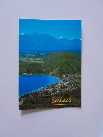 AK Seelach mit Hochobir am Klopeiner See.