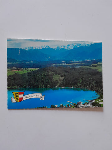 AK Klopeiner See mit Steiner Alpen.
