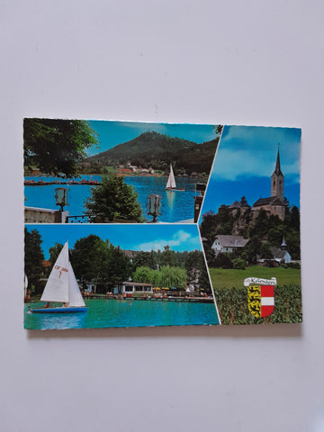 AK Rund um den Klopeinersee. Älteste Wehrkirche im Jauntal.