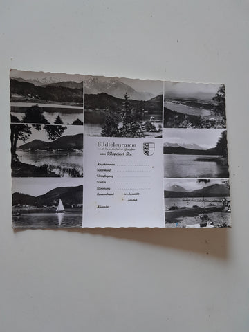 AK Bildtelegramm mit herzlichen Grüßen vom Klopeinersee.
