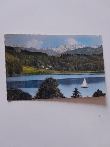 AK Klopeiner See mit Steiner Alpen.
