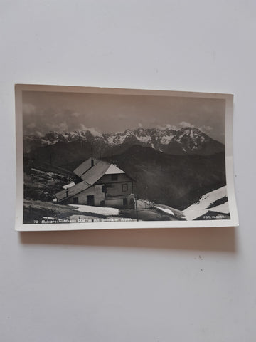 AK Rainerschutzhaus mit Sanntaler Alpen.