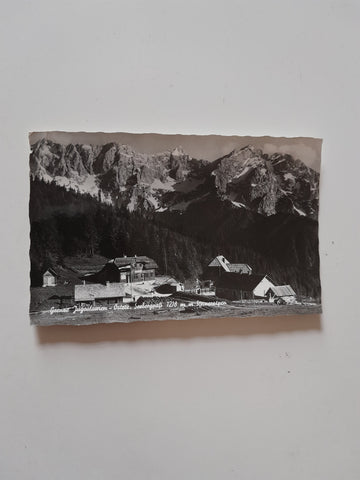 AK Seebergpaß. Grenze Jugoslawien - Österreich.