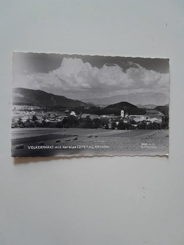 AK Völkernmarkt mit Koralpe.