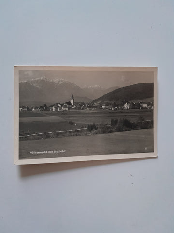 AK Völkernmarkt mit Hochobir.