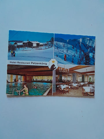 AK St. Michael bei Bleiburg. Hotel Restaurant Petzenkönig. Bes. Fam. Neubersch.