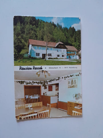 AK Haimburg. Pension Persch. Gletschach 15.