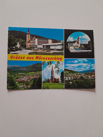 AK Grüsse aus Mürzzuschlag.