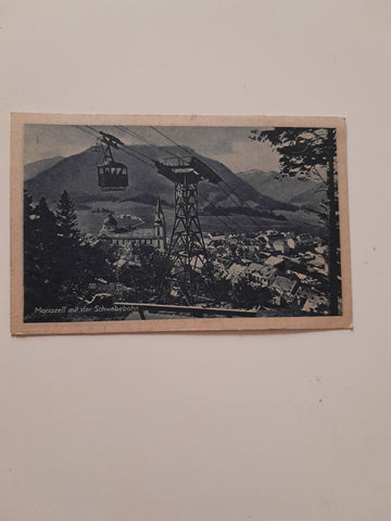 AK Mariazell mit der Schwebebahn.